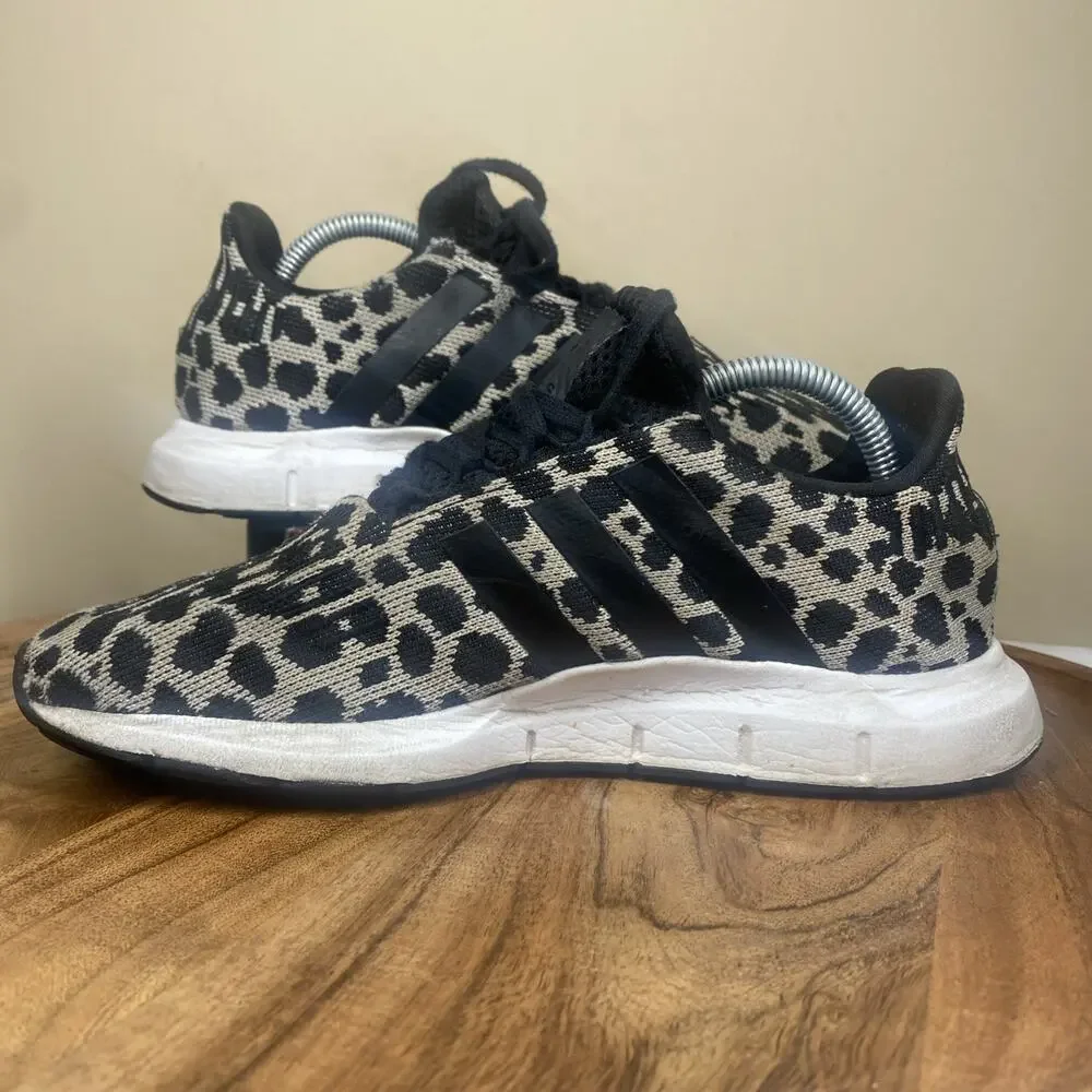 Adidas Swift Run‎ Leopard Print Womens Animal Print Size 6.5 Shoes